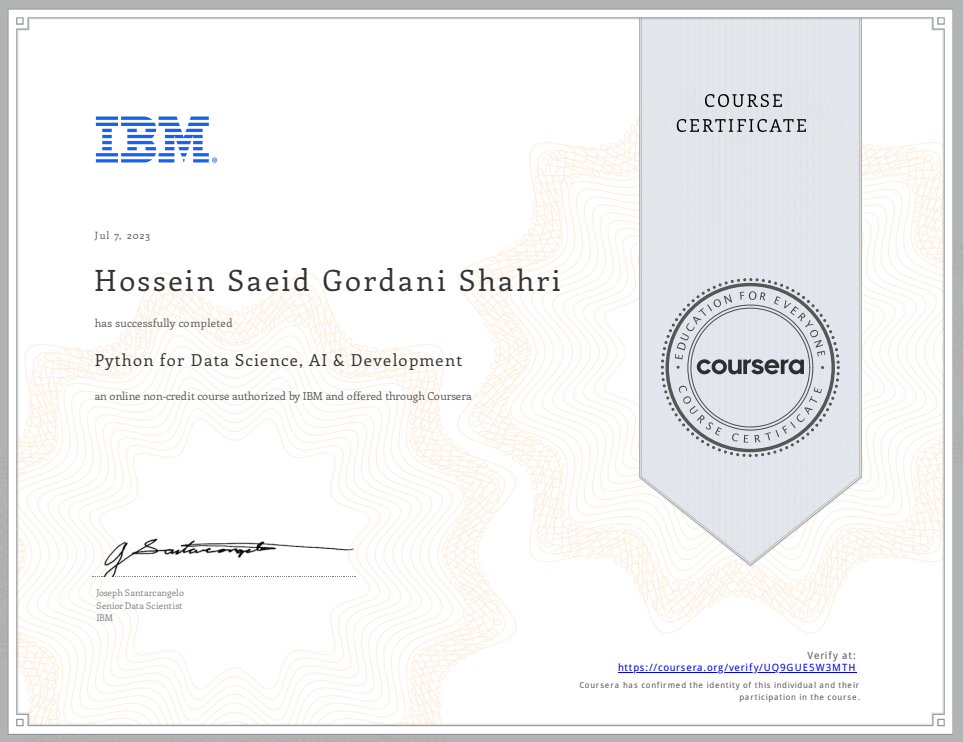 React Certificate